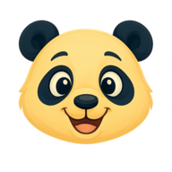 L’icône de LeapMultix, une tête de panda, telle qu’elle apparaît une fois installée